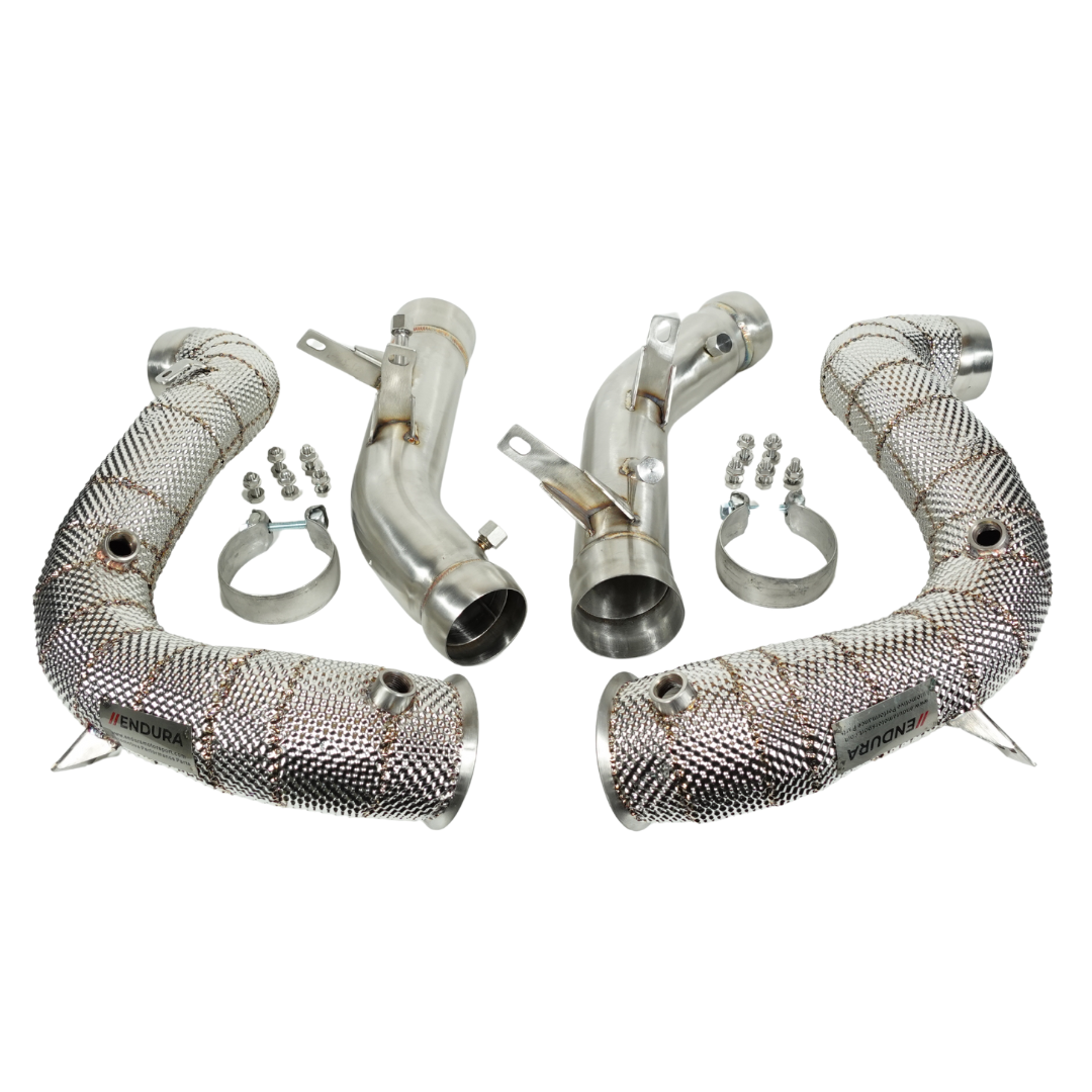 Downpipe Endura com Escudo Térmico - Mercedes C63 AMG W205 (M177) - OPF