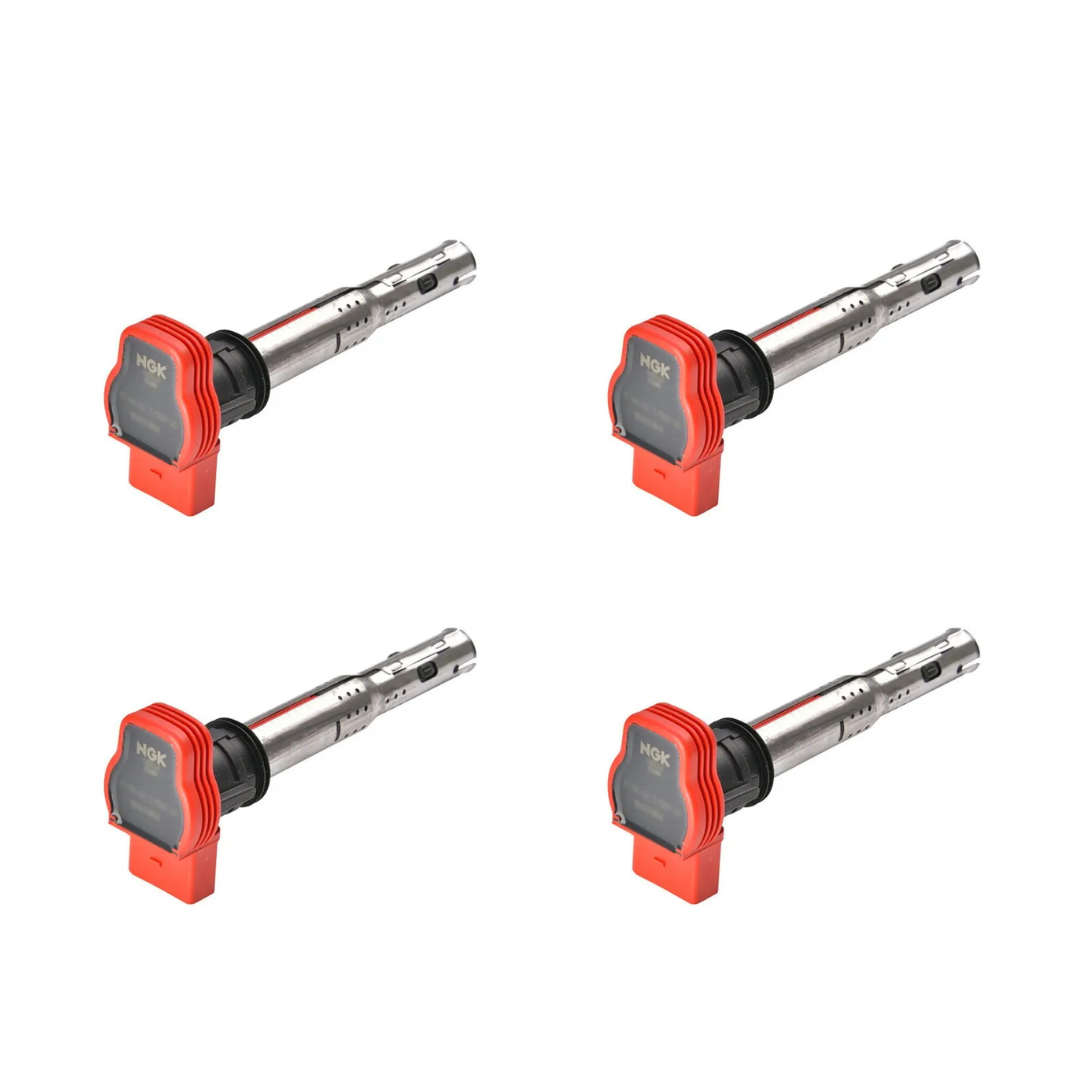 Bobine d'allumage NGK 5014 Redtop Red Top Lot de 4 VAG 2.0 TFSI TSI 1.8T 20VT
