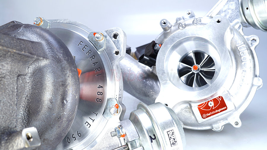 TTE950 Ferrari 488 UPGRADE TURBOS 3