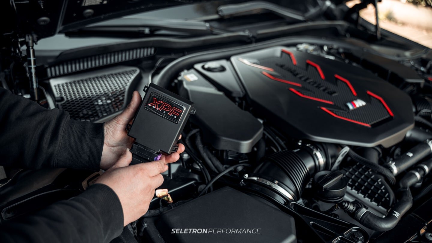 Emulador Seletron XPF OPF-GPF - BMW M5 G90 G99 4.4 Twin-Turbo V8 - Sem códigos de erro ou luz de verificação do motor acesa após a remoção do OPF